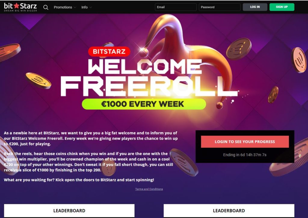 Welcome bonuses offered by BitStarz