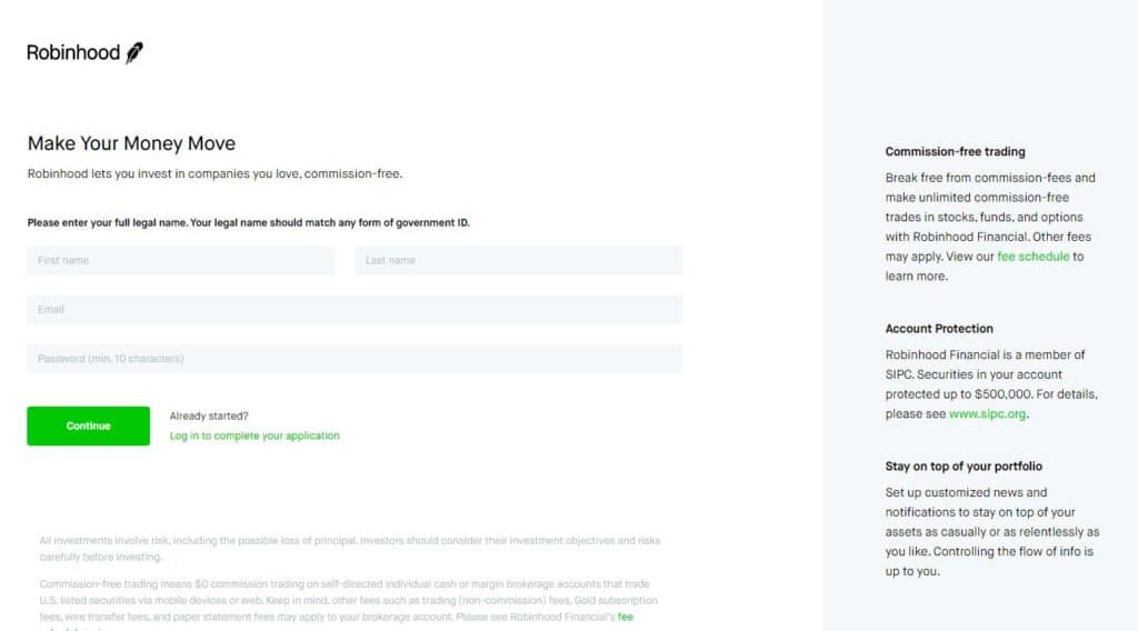 How to buy crypto on Robinhood and sign up