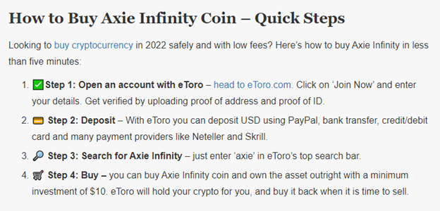 Best blockchain game - Axie Infinity