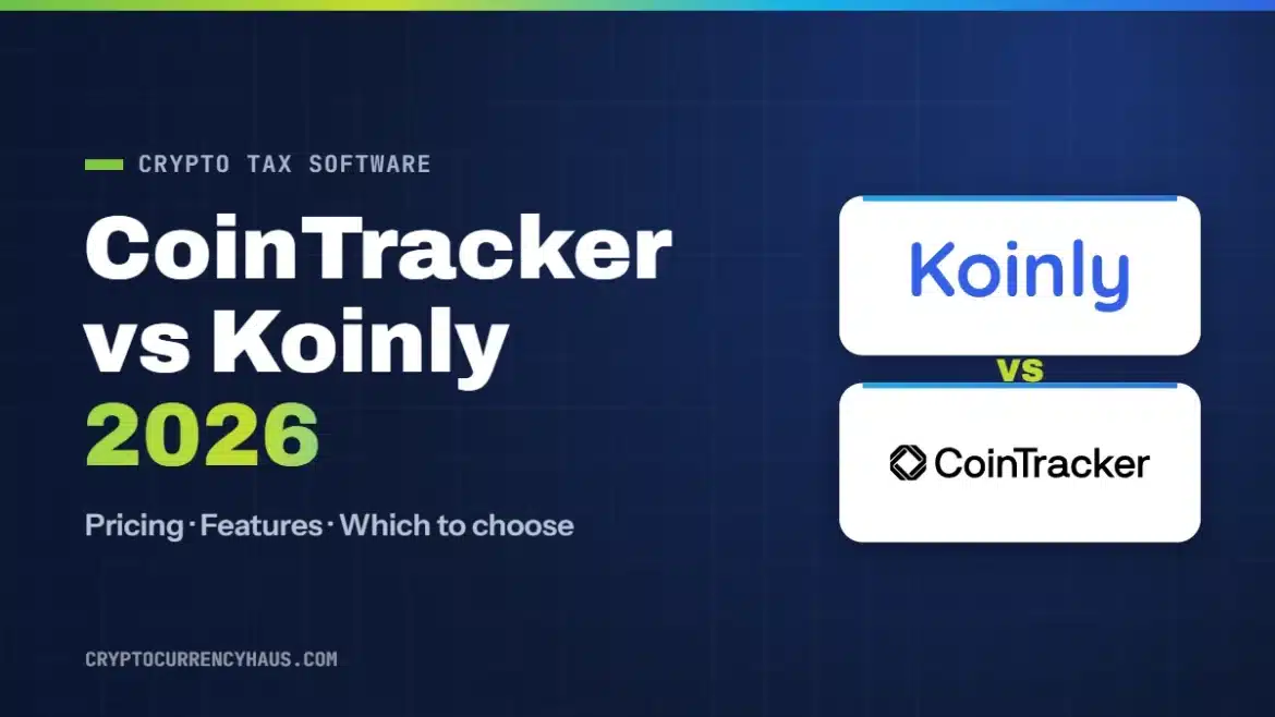 CoinTracker vs Koinly 2026 comparison featured image