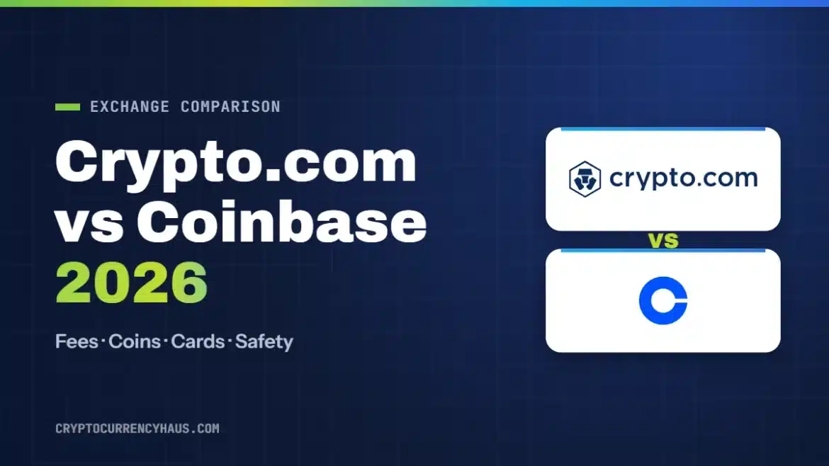 Crypto.com vs Coinbase 2026 comparison featured image
